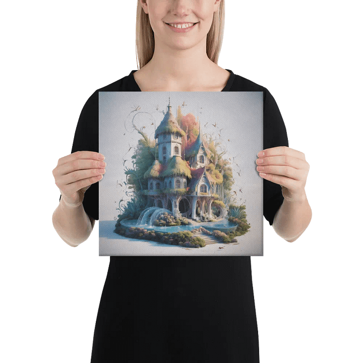 Watercolour Fairy House Art - v5 product image (1)