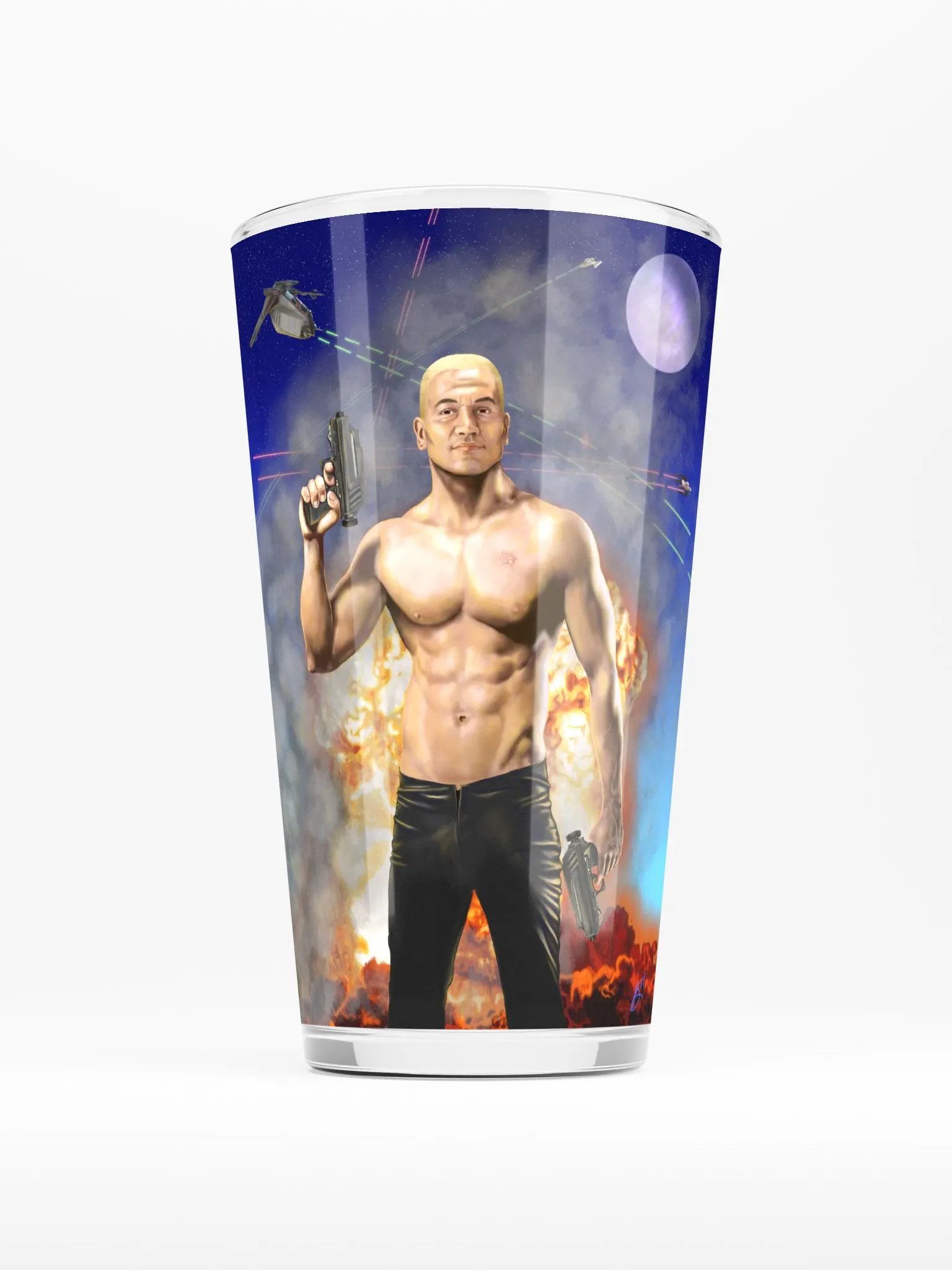 Sexy Rex Pint Glass product image (1)