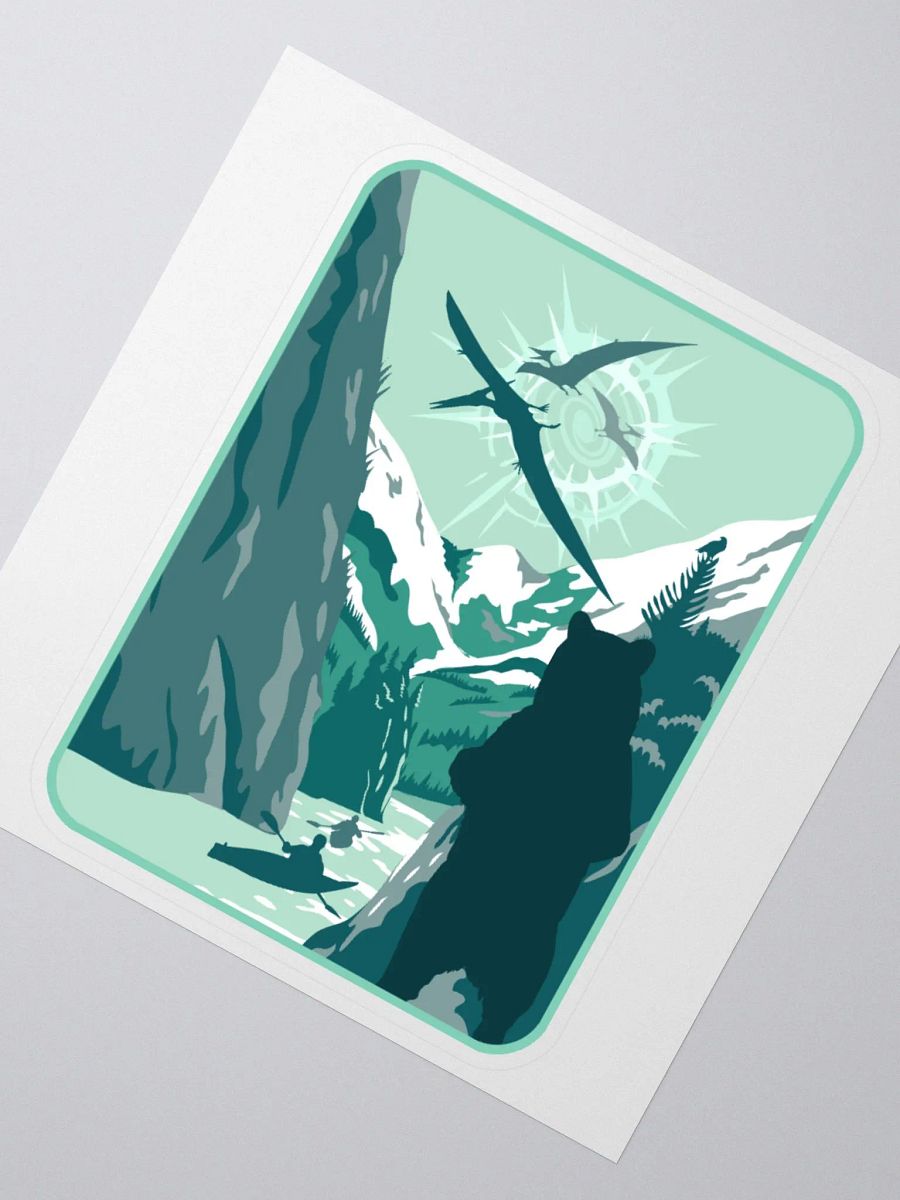 Canyon Time Slip Kiss Cut Stickers product image (1)
