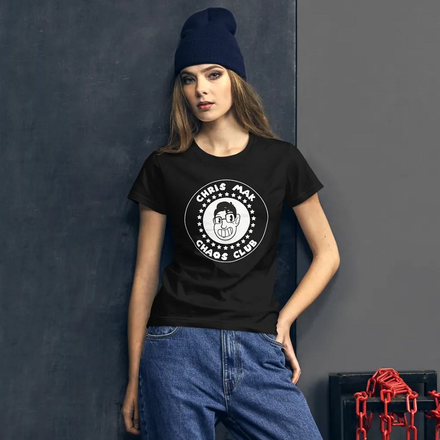 WOMEN'S FIT CHAOS CLUB SHIRT (DARK) product image (3)