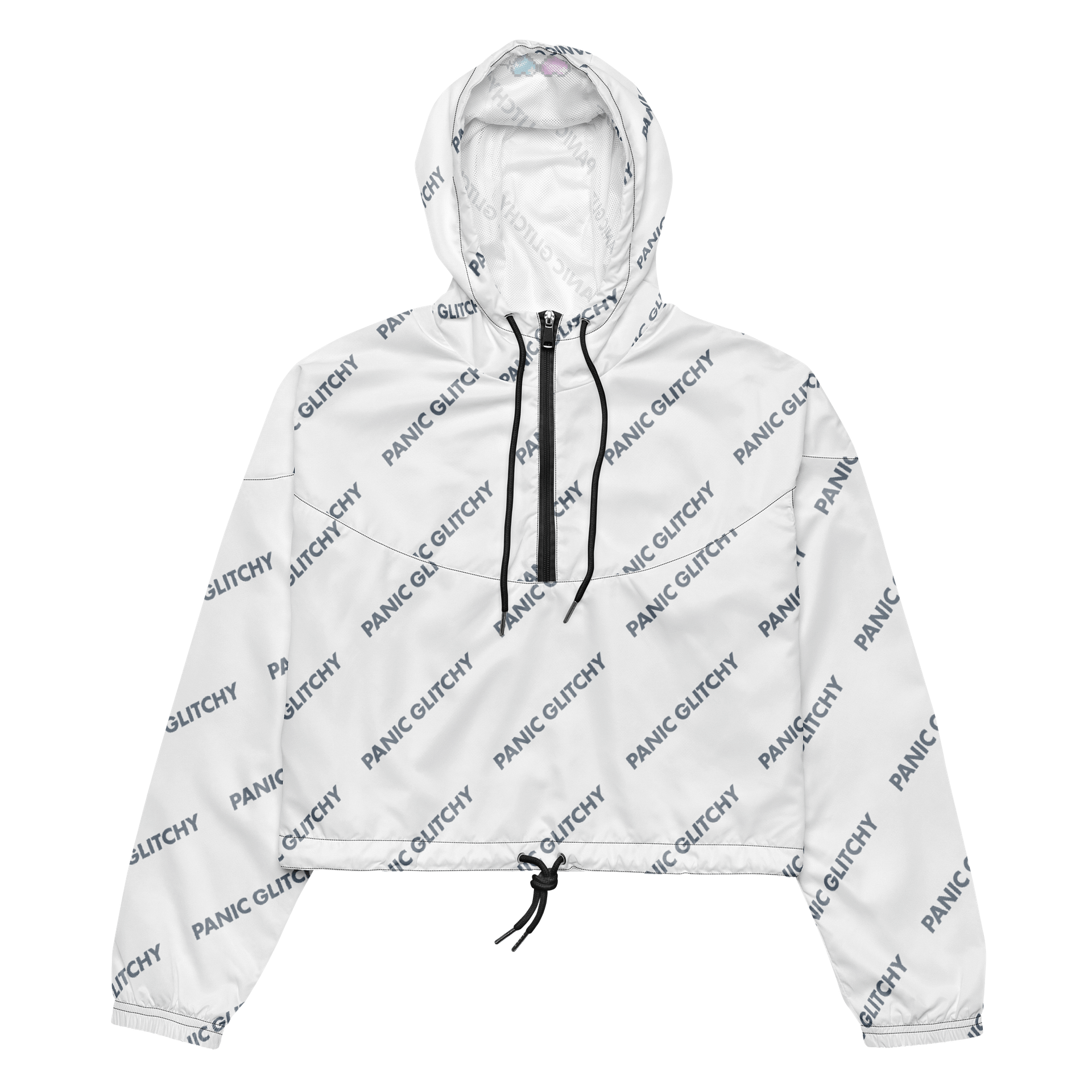 Just Panic/Just Glitchy crop windbreaker product image (1)