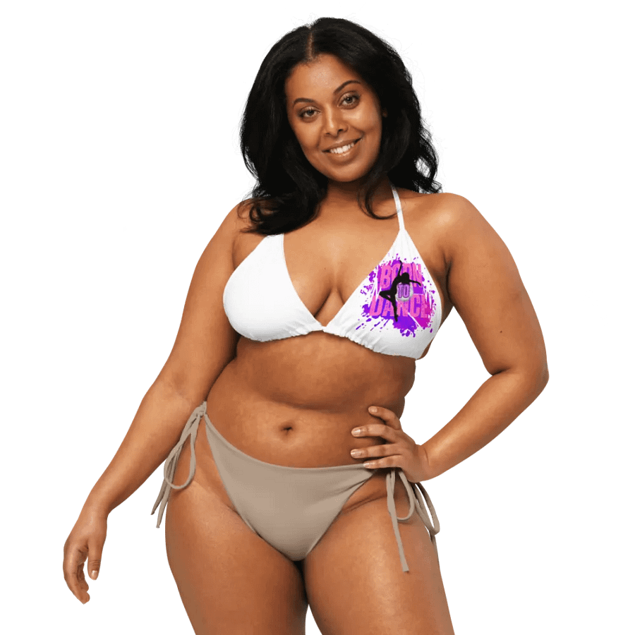 Born to Dance Her Silhouette String Bikini Top product image (8)