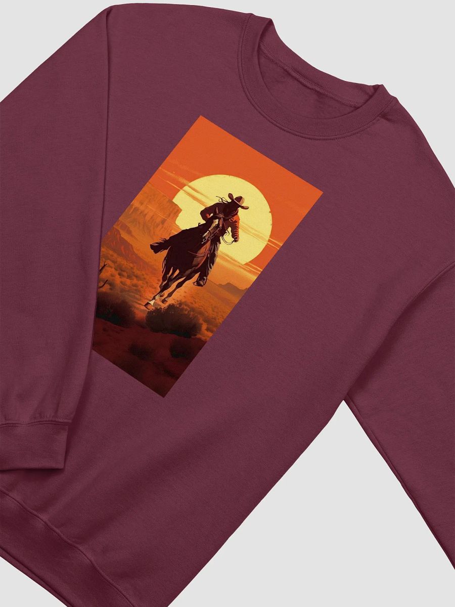 Red Dead Redemption Desert Cowboy Sunset Crewneck product image (24)
