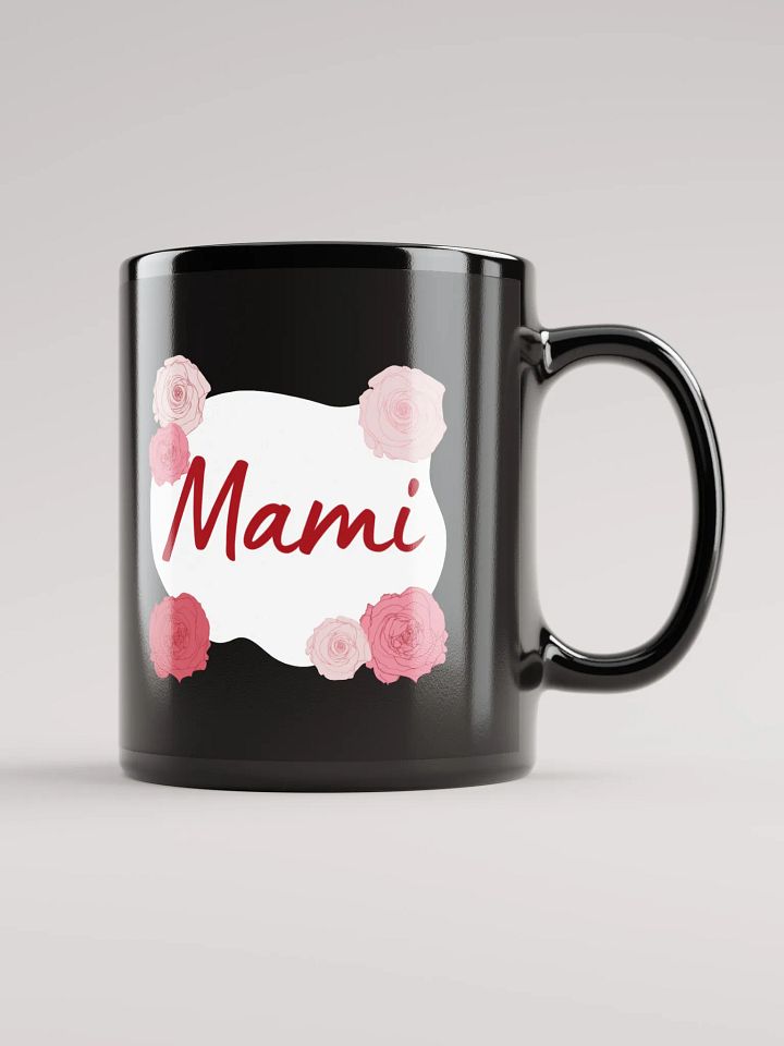 Mami Rose Elegance Mug Black product image (1)