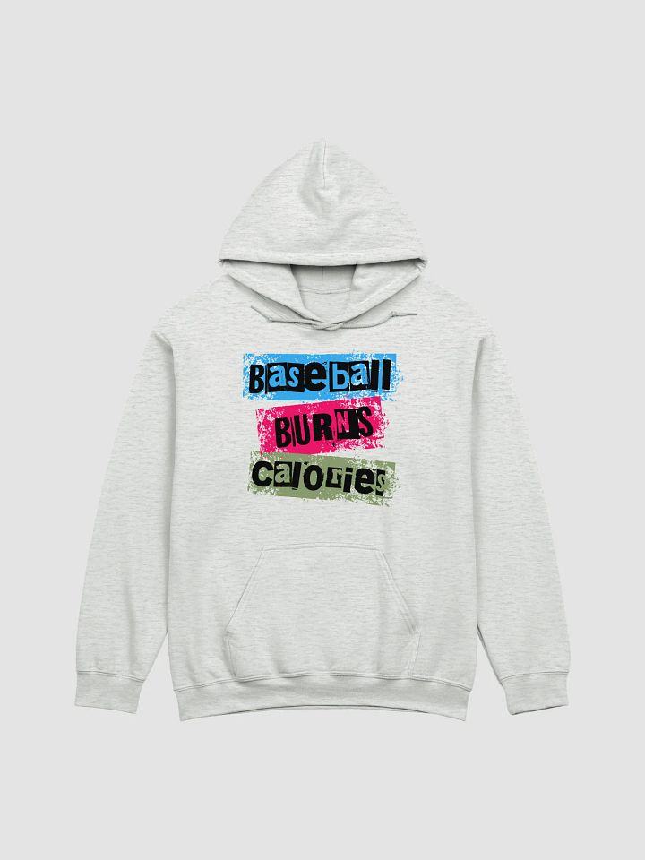Baseball Burns Calorie Colorful Hoodie product image (31)