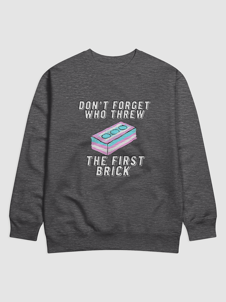 Don't Forget Who Threw The First Brick Sweatshirt product image (1)
