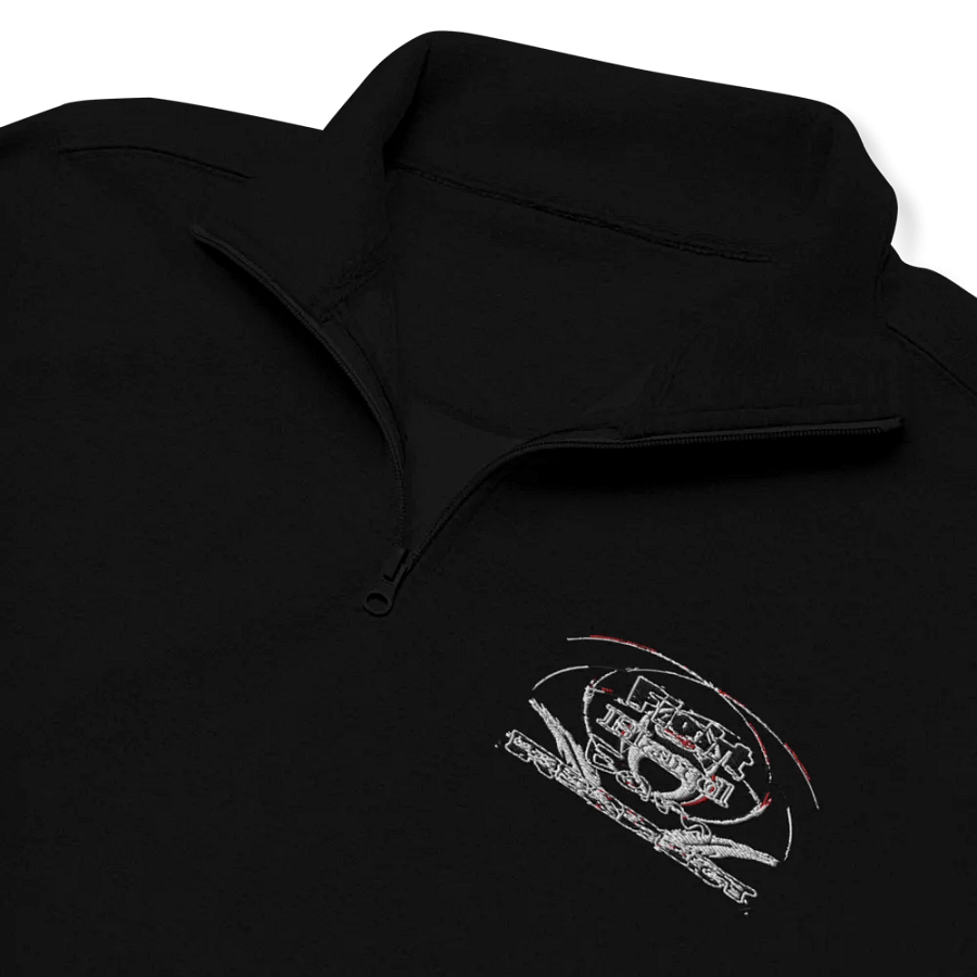 Fight Hard Earn Respect - Embroidered - Unisex Fleece Pullover product image (3)