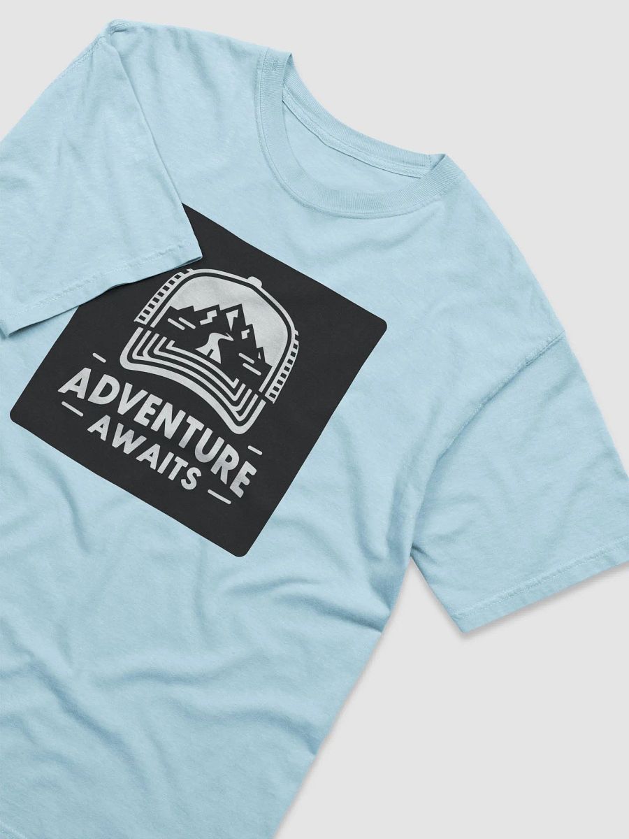 Adventure Awaits Mountain Cap Graphic Tee product image (4)