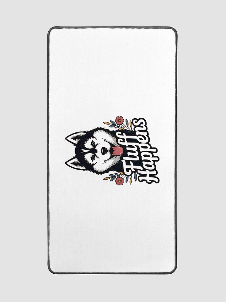 Fluff Happens Siberian Husky Desk Mat product image (2)