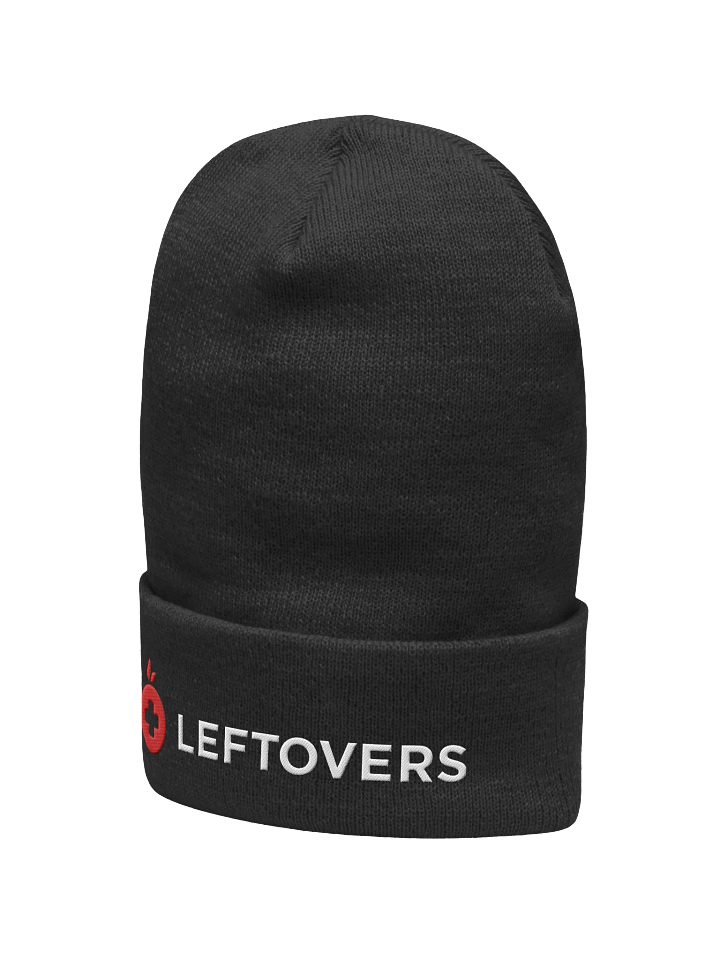 Leftovers Embroidered Beanie (Black) product image (2)
