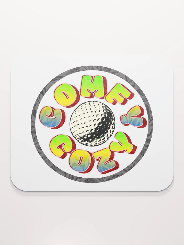 Comfy Cozy Golf Ball Mouse Pad product image (1)