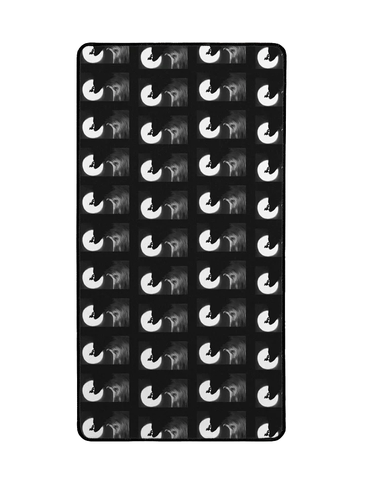 Wolf Silhouette Desk Mat 15.5" x 31.5" product image (2)