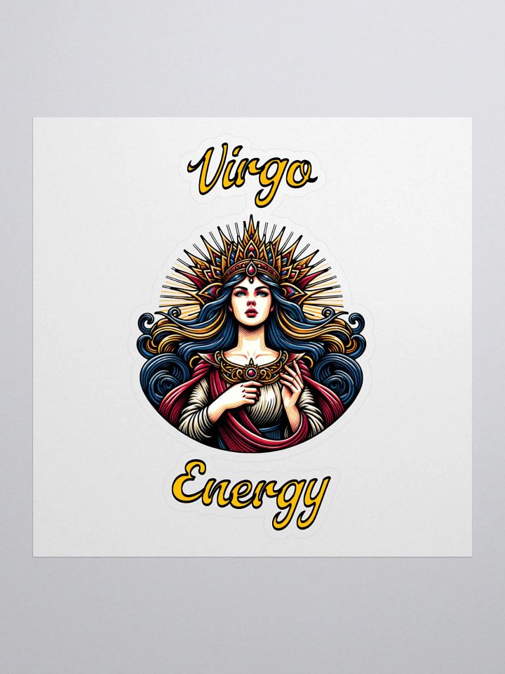 Zodiac Sign Virgo Energy Sticker product image (1)