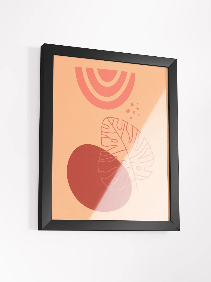 Monstera Leaf Arch Framed Art Print product image (53)