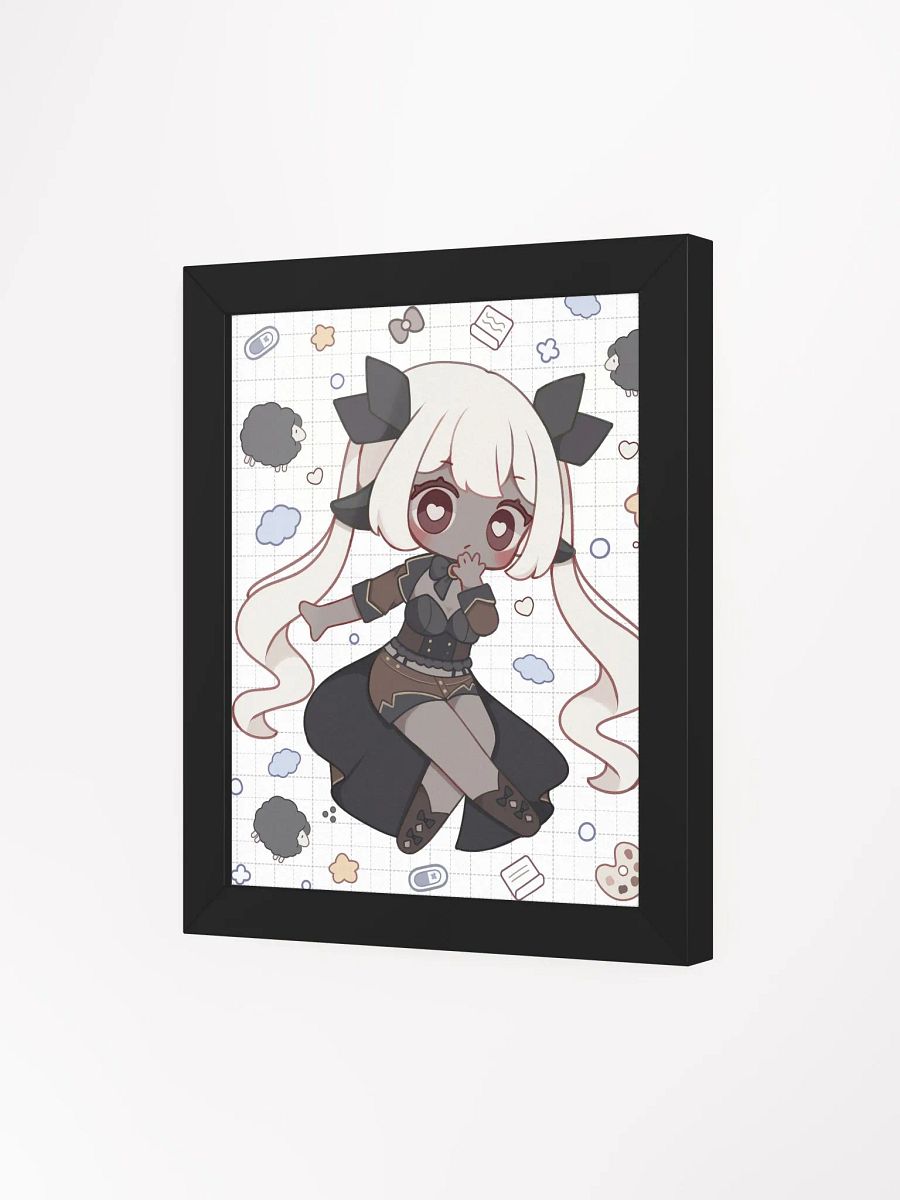 Lila Chibi Doodle Framed Matte Poster product image (3)