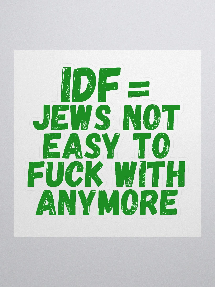 IDF for the Jews sticker product image (2)