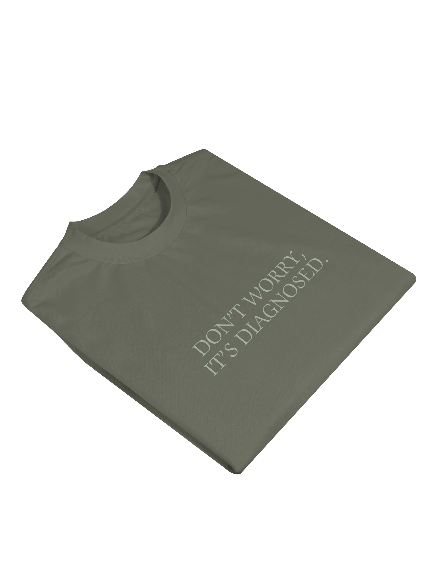 DW, IT'S DIAGNOSED (duotone green) heavyweight long-sleeve product image (3)