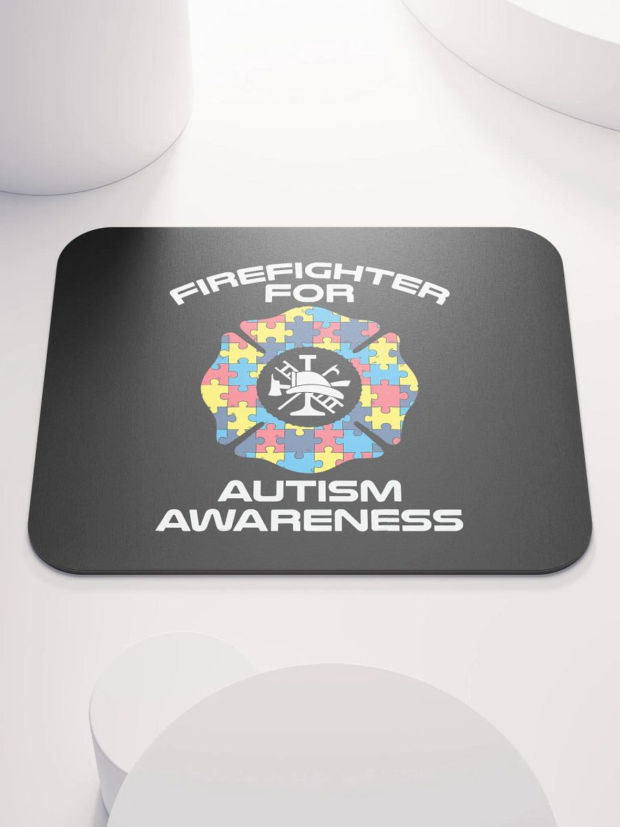 Firefighter for Austim Awareness - Mouse Pad product image (1)