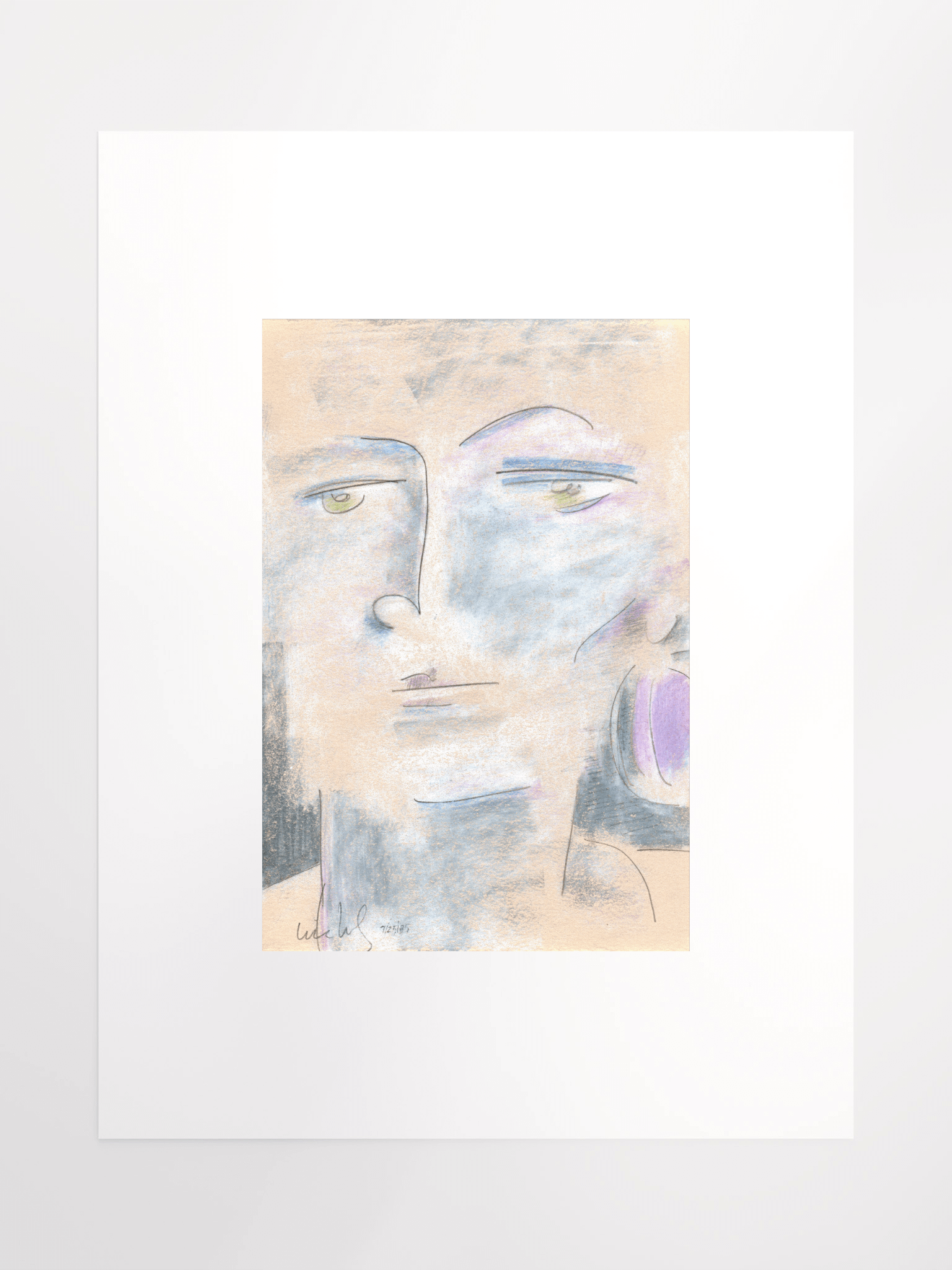 Woman's Head 07.23.85 print product image (2)