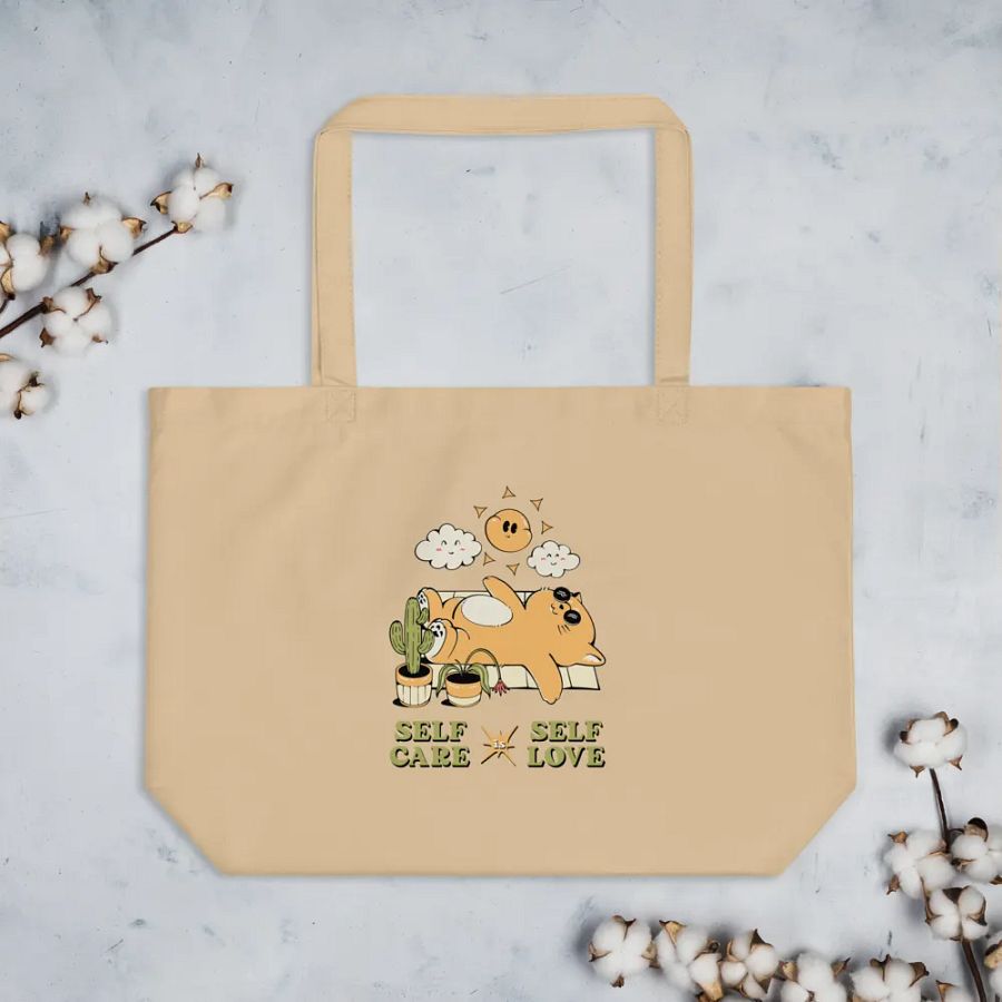 Self Care is Self Love Comfy Tote Bag! product image (12)