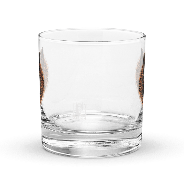 Norse Warrior Dog Whiskey Rocks Glass product image (2)