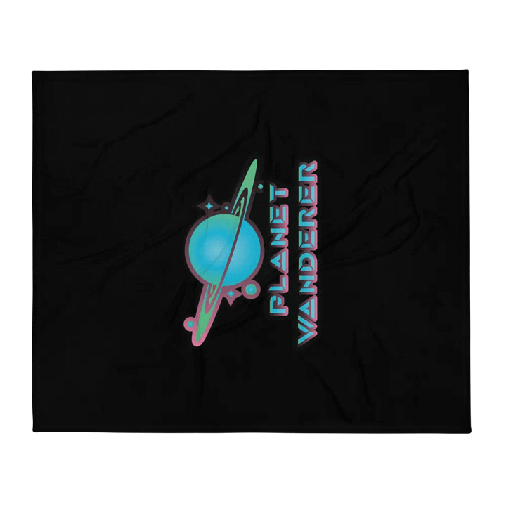 Planet Wanderer throw blanket product image (1)