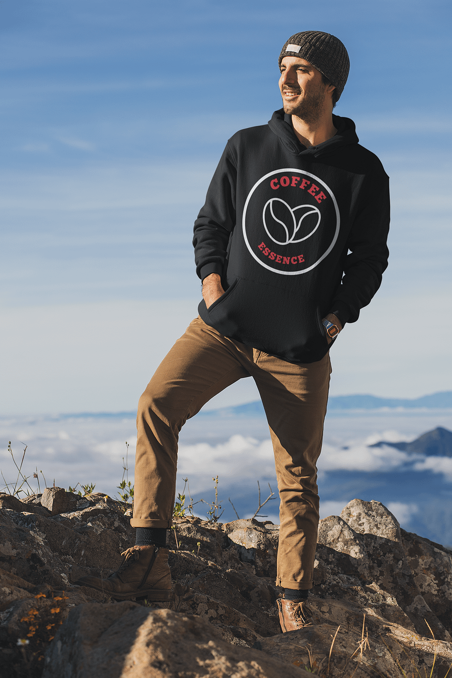 Coffee Essence Emblem Hoodie product image (1)
