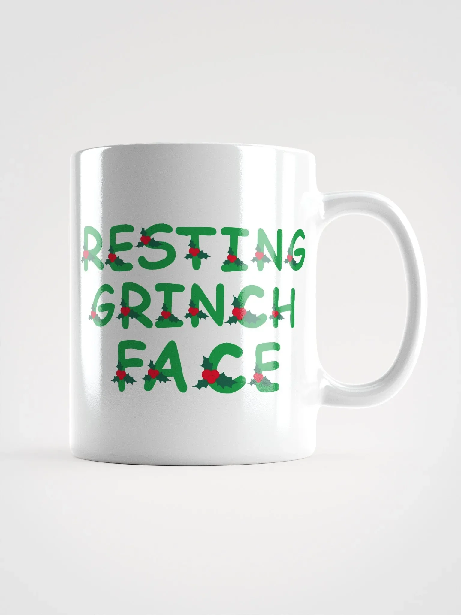 Resting Grinch Face Mug product image (1)