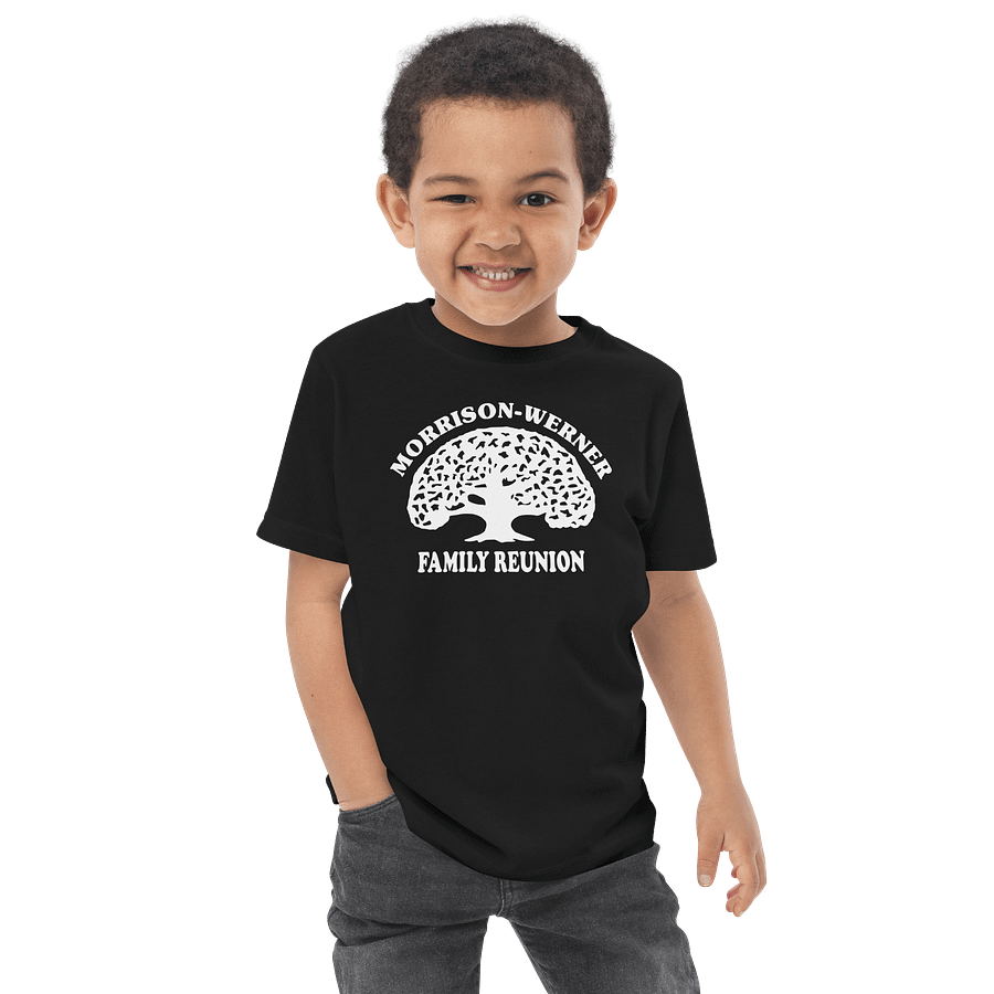 "Morrison-Werner Family Tree" Toddler Jersey Tee (Dark) product image (4)