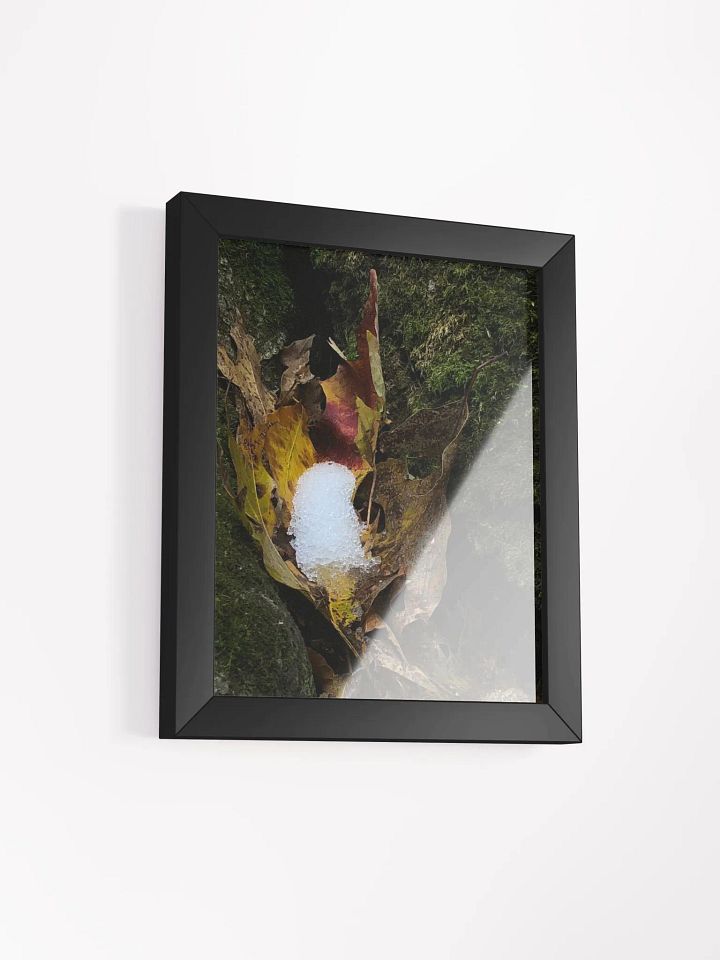 Snow in the Leaf High Quality Matte Poster product image (2)