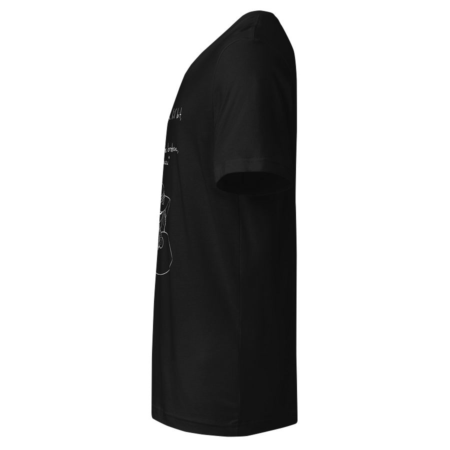 Corvin Quote V-Neck Tee (with white text) product image (5)