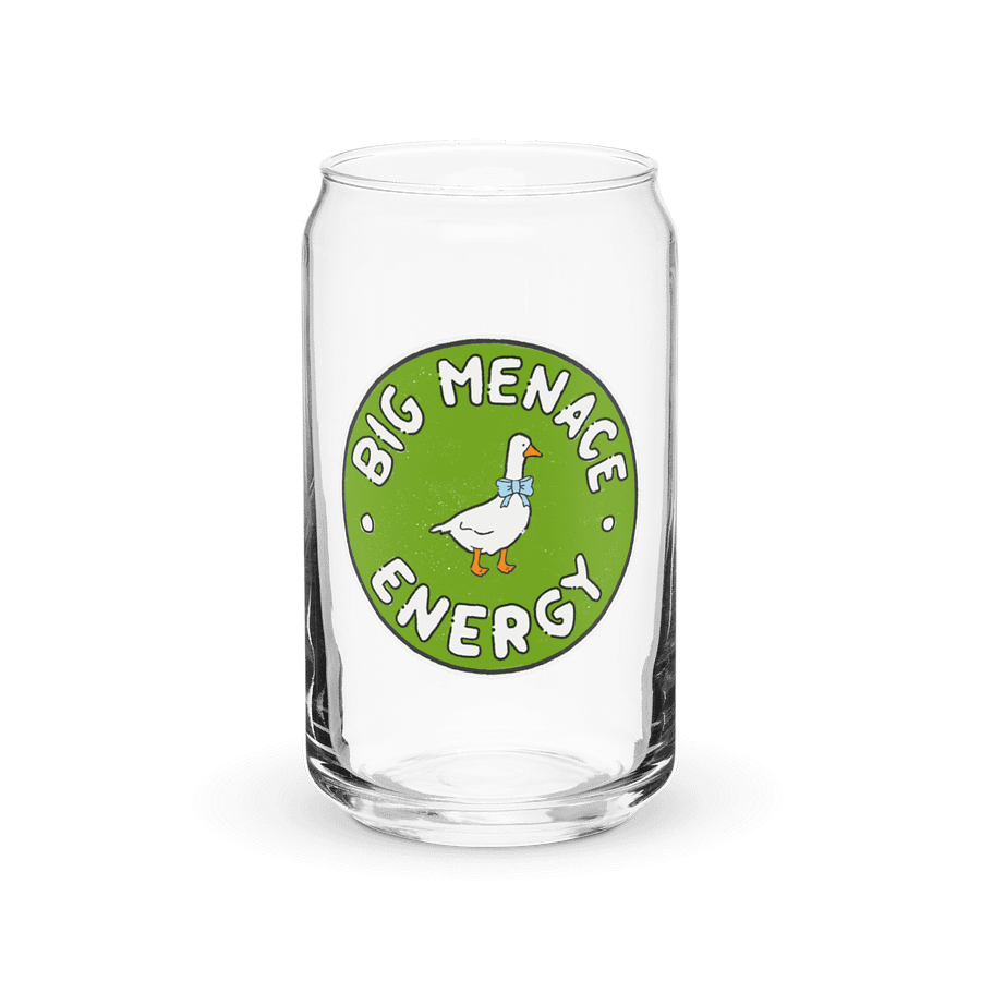 Big Menace Energy Drinking Glass product image (2)