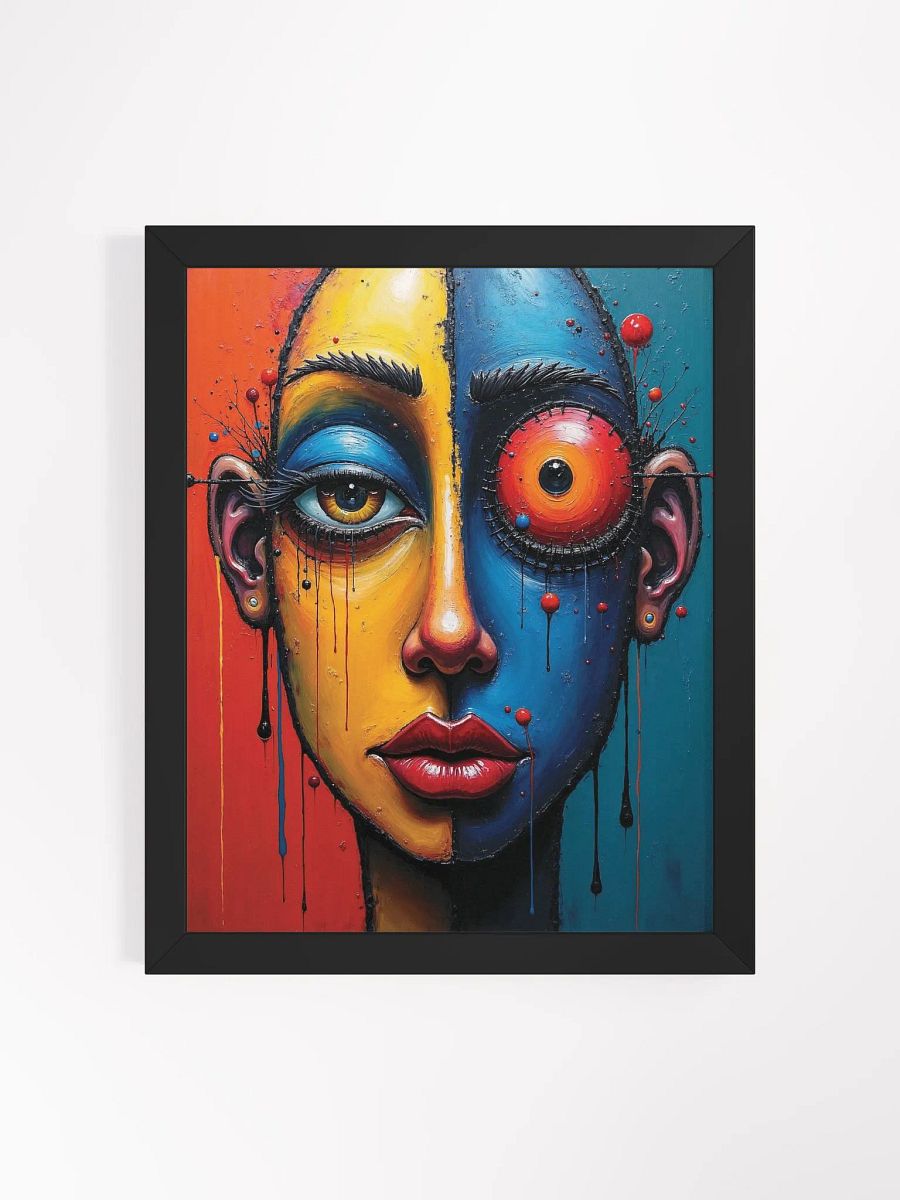 Surreal Split-Face Framed Print product image (16)