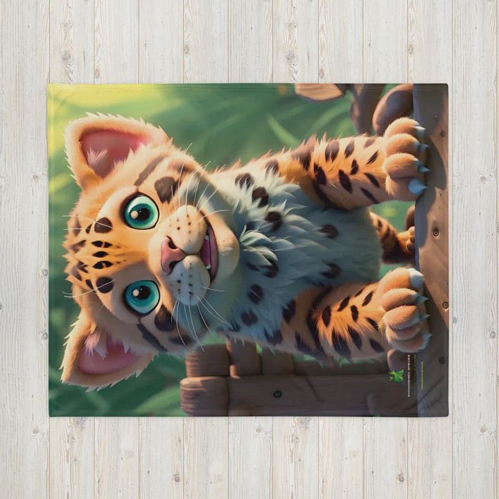 Endangered Species - Mexico - Jaguar Throw Blanket product image (2)