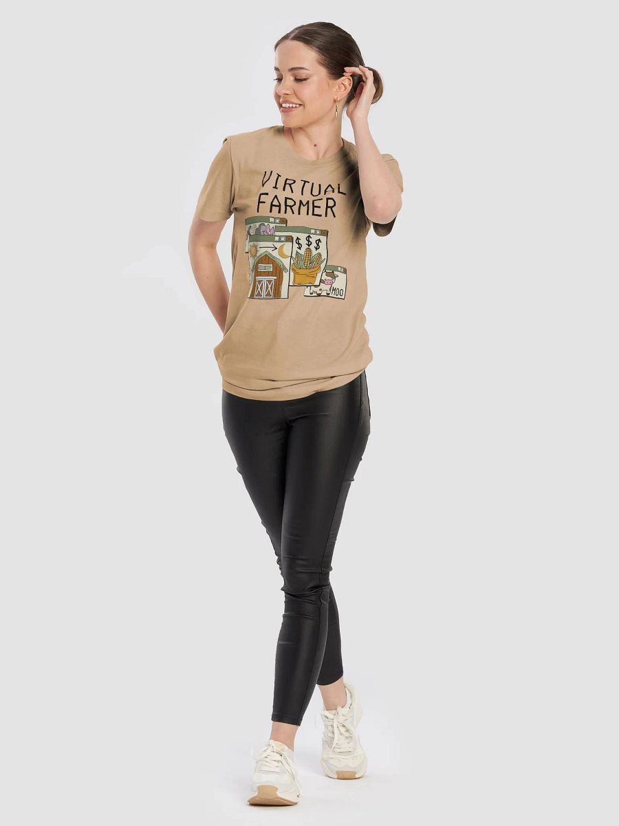 Virtual Farmer Tee - Black Text product image (90)