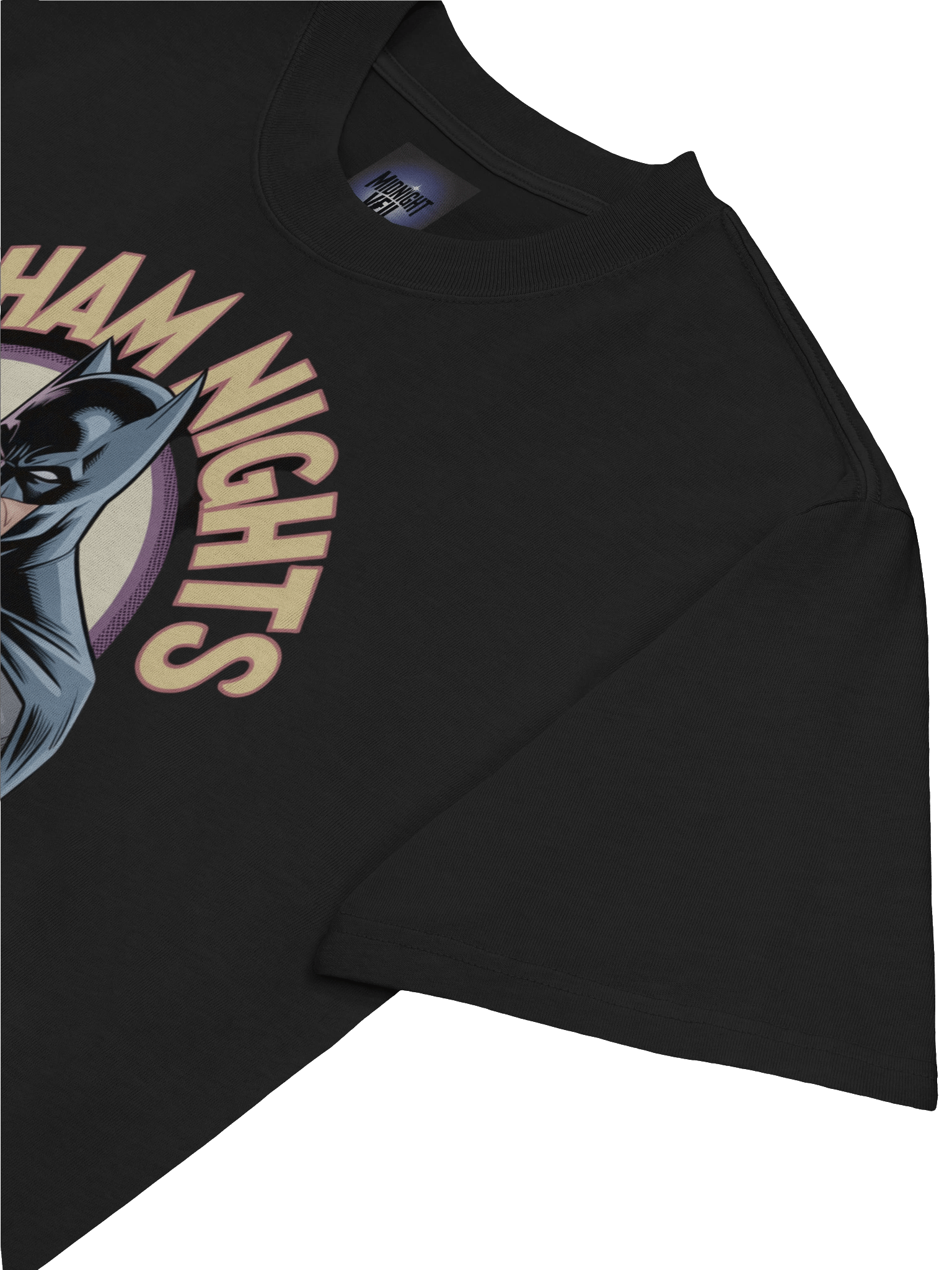Twilight Tango: Batman & Catwoman Gotham Nights Oversized Faded T-Shirt product image (7)