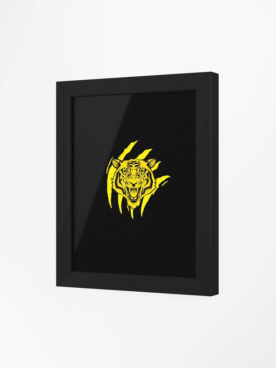 Póster artístico mate ecológico con diseño de tigre feroz By TryTiger product image (51)