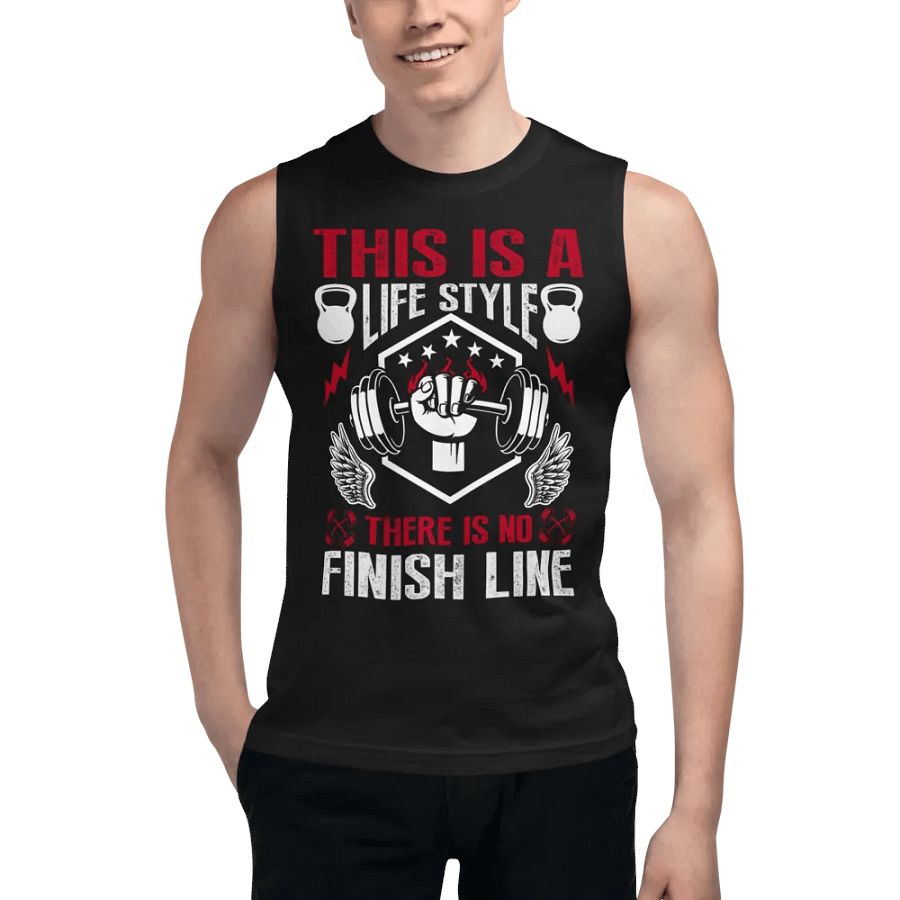 This Is A LifeStyle, There Is No Finish Line Muscle Shirt product image (6)