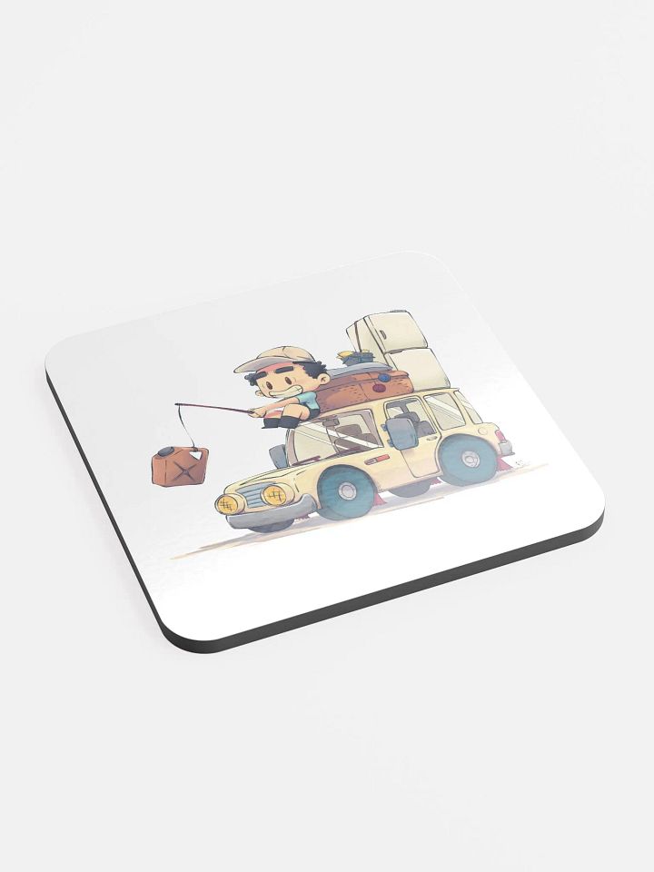 Go Go My Car | Glossed Cork Coaster product image (2)