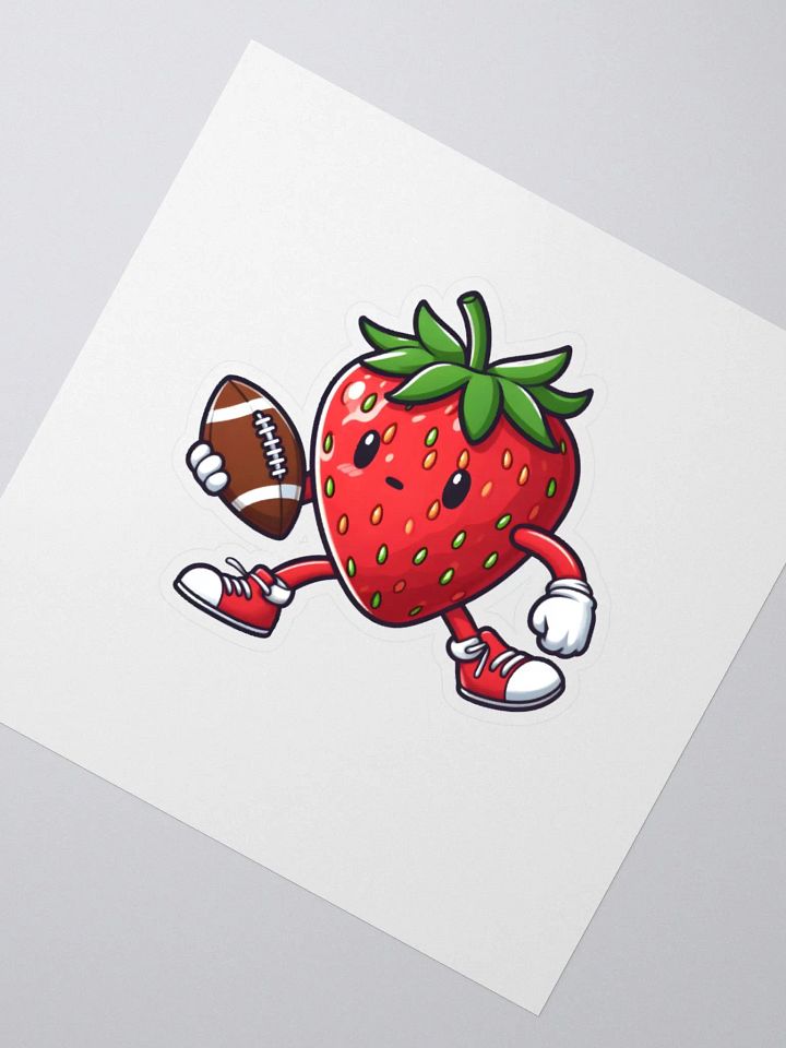 Strawberry Touchdown Kiss Cut Stickers product image (6)