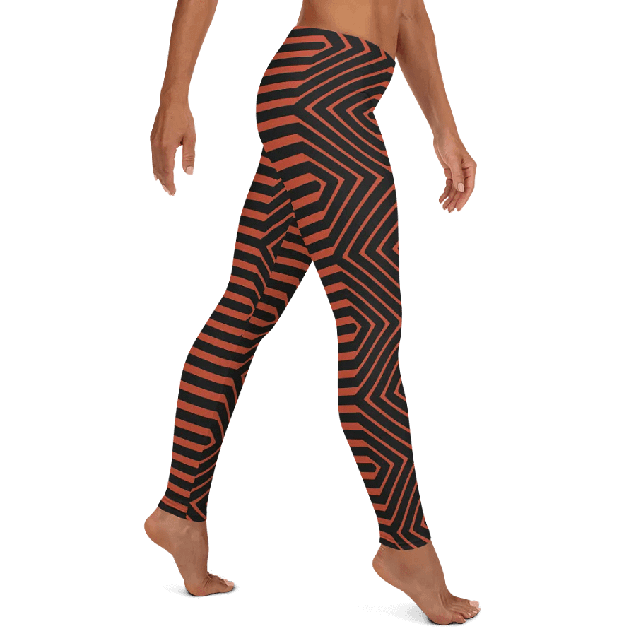 Leggings – Red and Black Seamless Modern Stylish Texture for a Bold & Trendy Look product image (11)