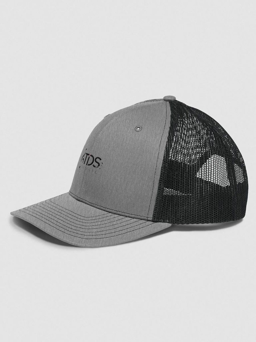 Richardson Trucker Hat - TDS Music Embroidered Cap in Black, Gray, Red, and Green with Mesh Back product image (2)
