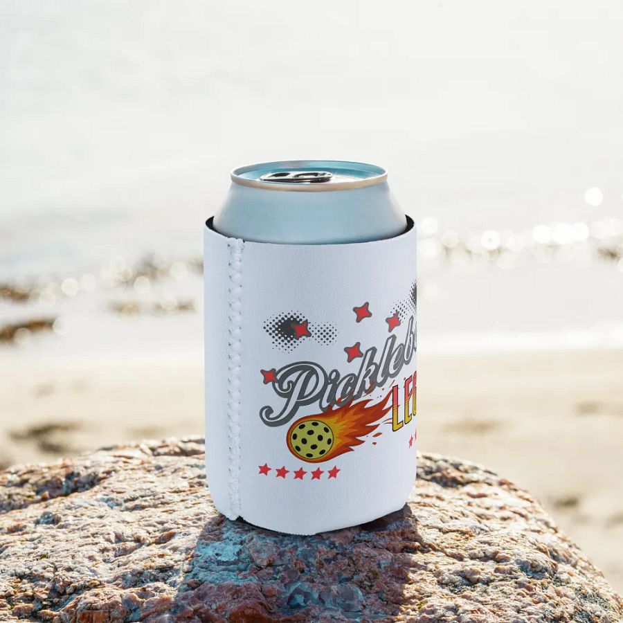 Flaming Pickleball Legend Coozie Can Cooler product image (10)