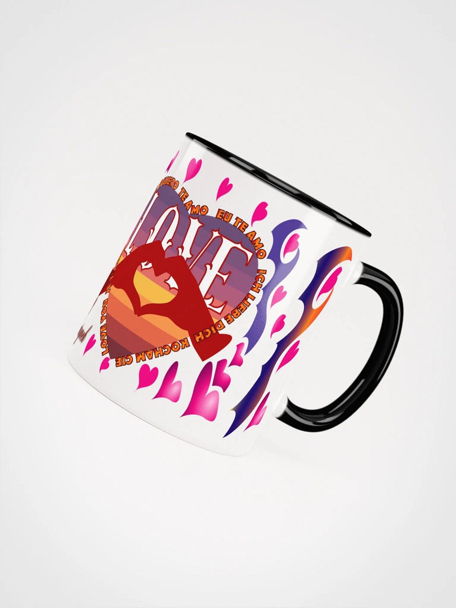 Happy Valentine's Day Mug - Celebrate Love in 8 Languages - Unique Gift Idea Multilingual Love Ceramic Mug product image (2)