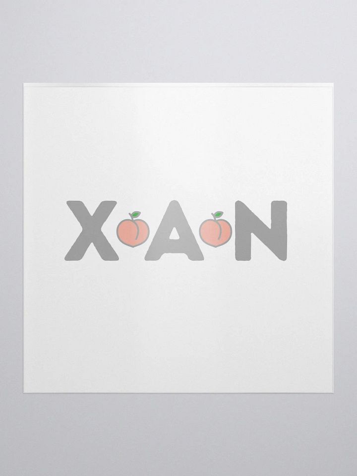 Xan Logo Sticker. product image (1)
