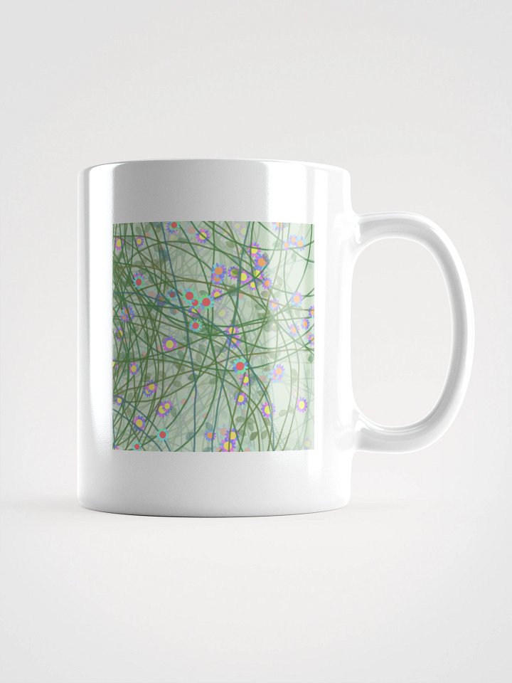 Wavy Blooms Ceramic Mug product image (1)
