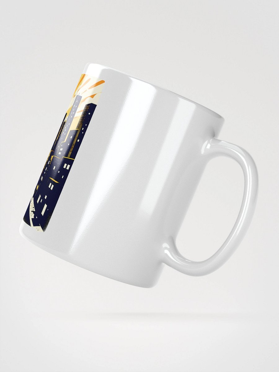 Vintage New York Cityscape Art Print Glossy Mug product image (3)