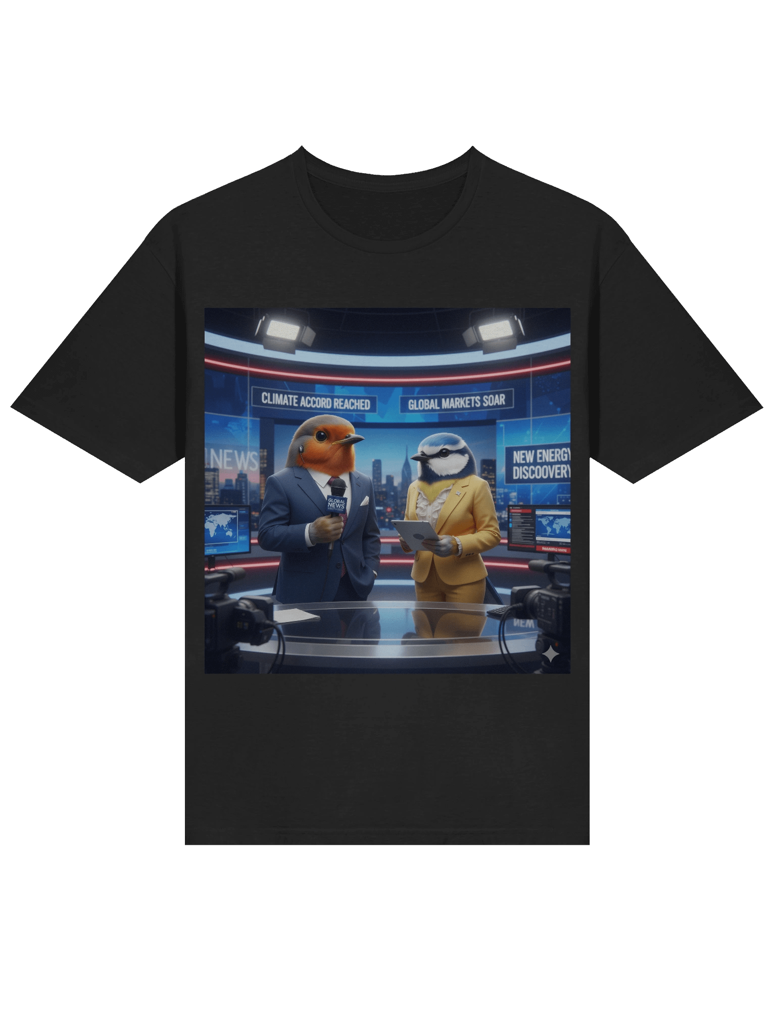News Anchors of the Avian World T-Shirt product image (20)