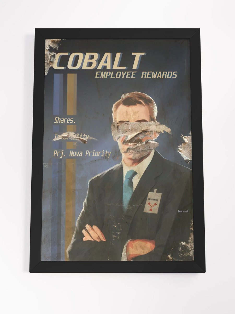 Cobalt Employee Rewards Framed Poster product image (4)