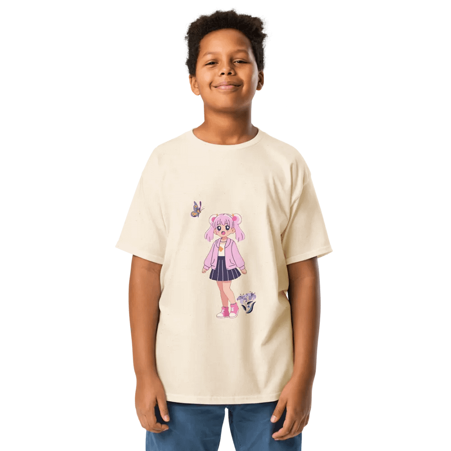 Chibi Anime Girl Youth Delight Tee product image (1)
